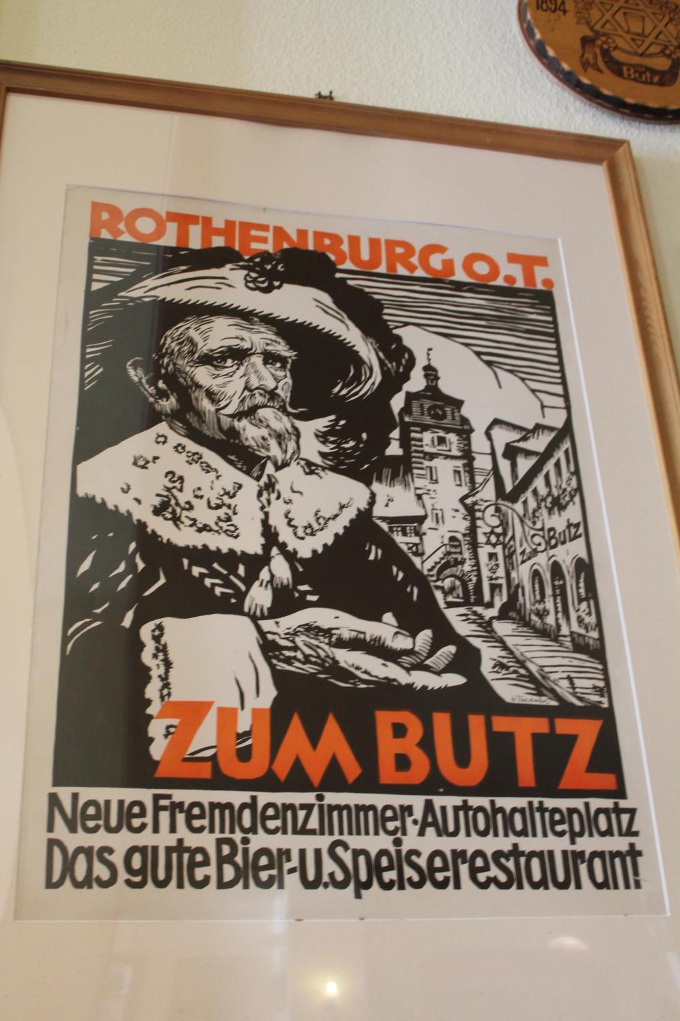 Gasthof Butz Rothenburg ob der Tauber Buitenkant foto