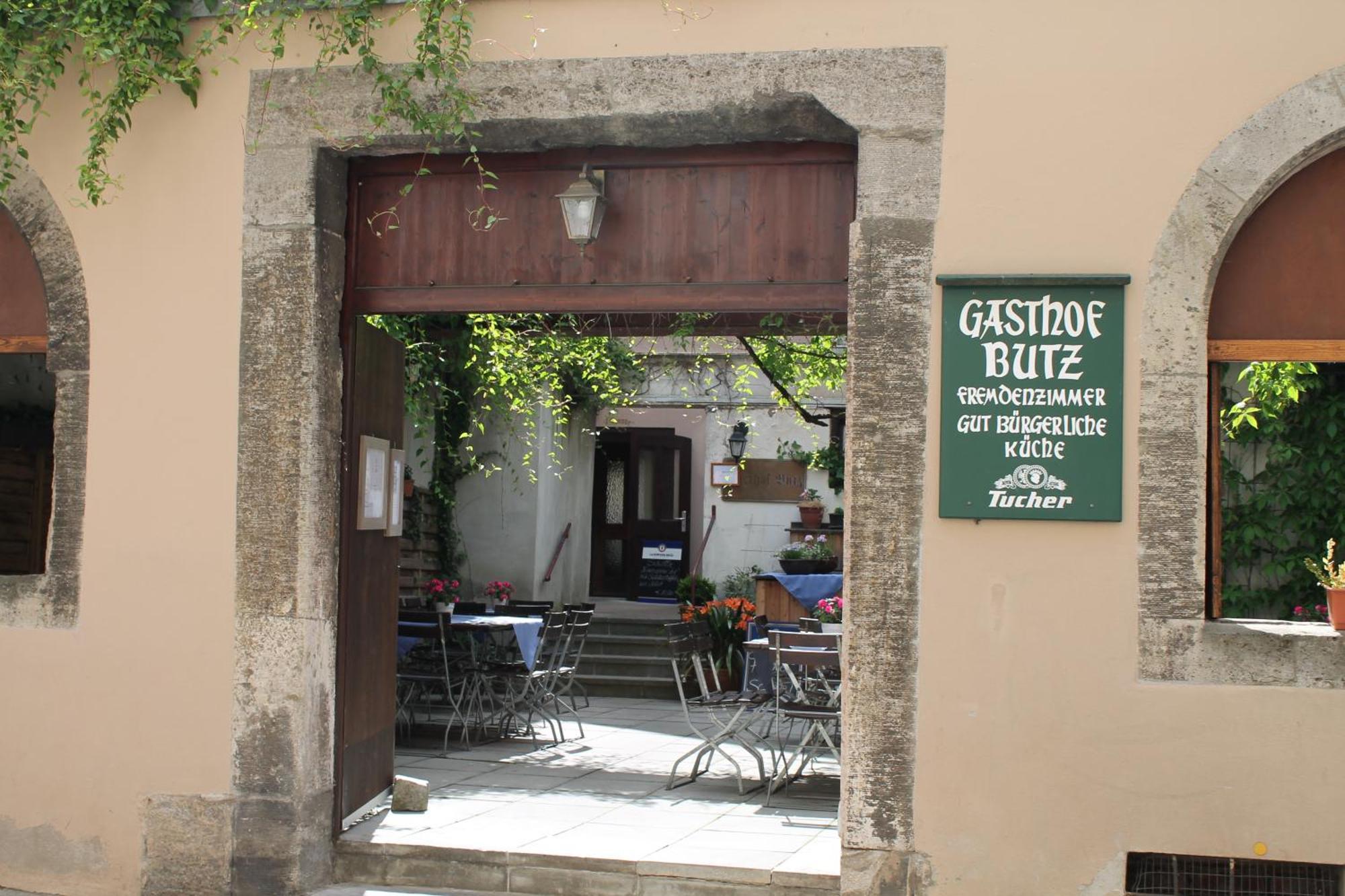 Gasthof Butz Rothenburg ob der Tauber Buitenkant foto