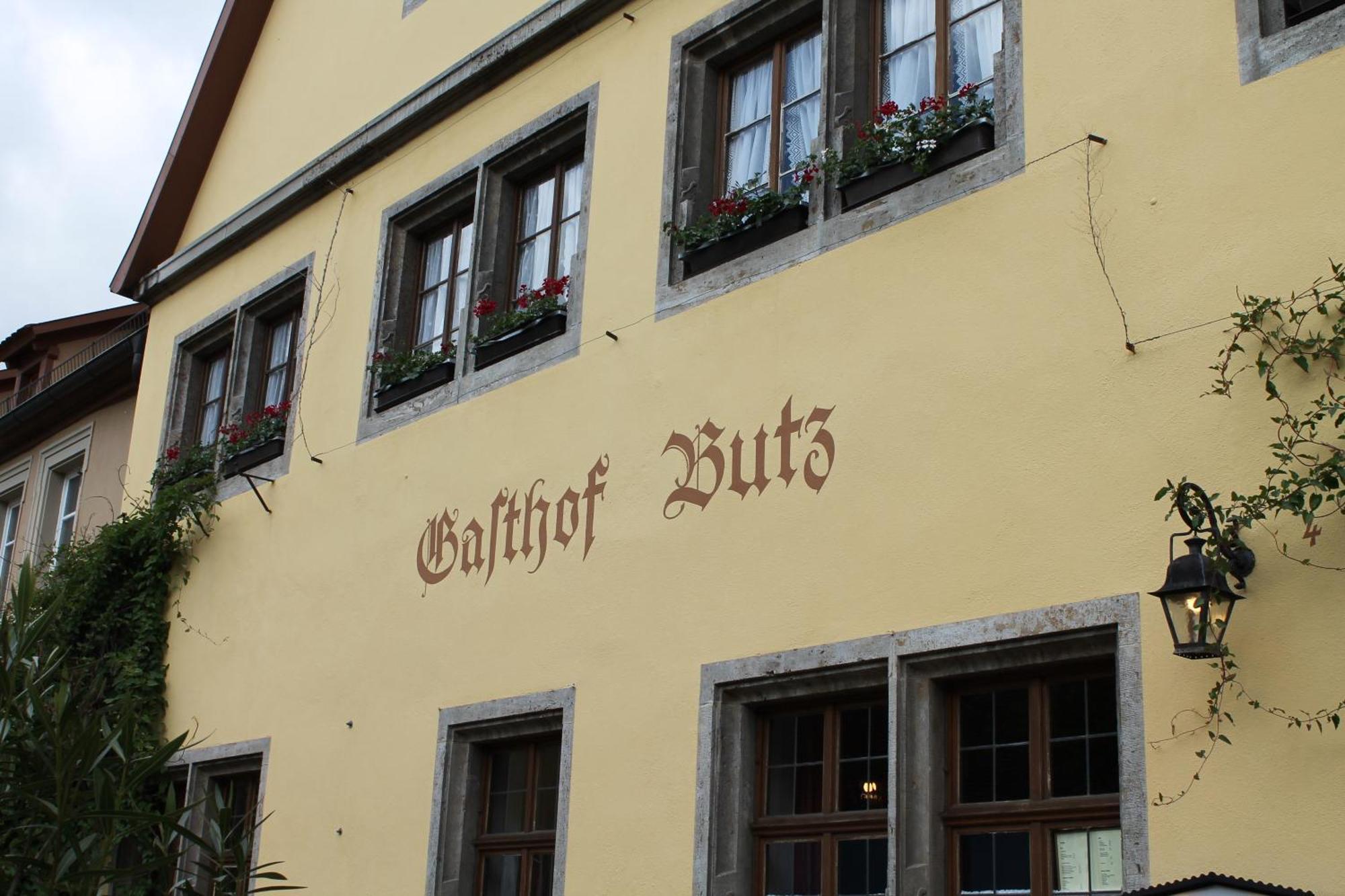 Gasthof Butz Hotel Rothenburg ob der Tauber Buitenkant foto