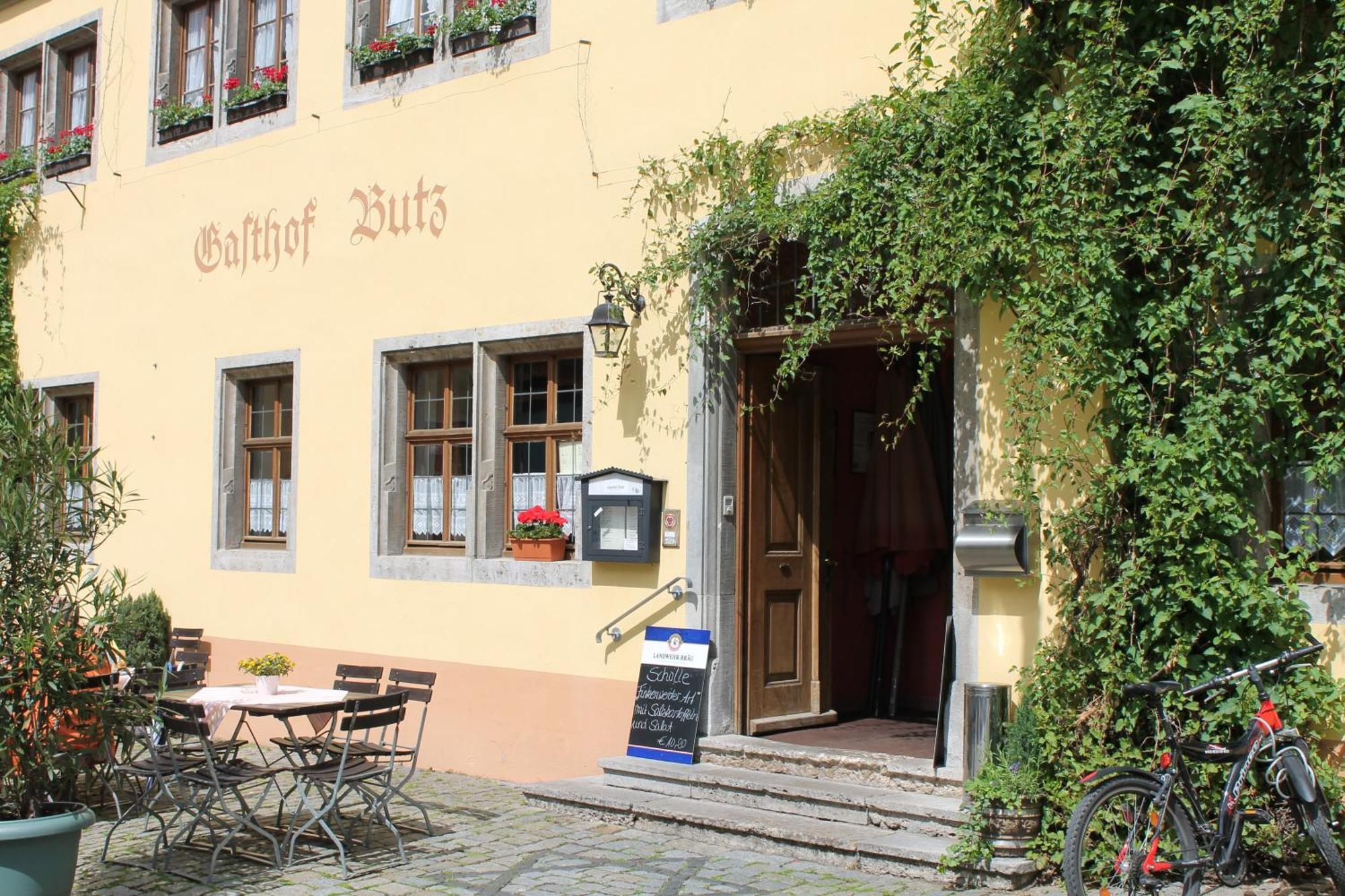 Gasthof Butz Hotel Rothenburg ob der Tauber Buitenkant foto